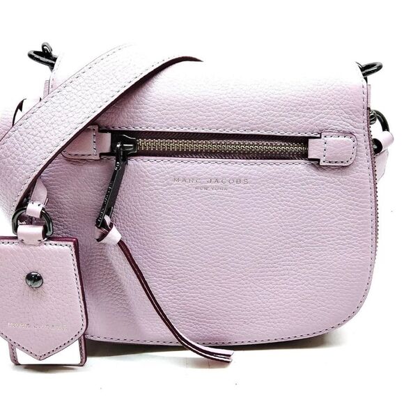 Auth Marc Jacobs Lilac Purple Leather Recruit Small Nomad Crossbody Bag - Picture 7 of 7